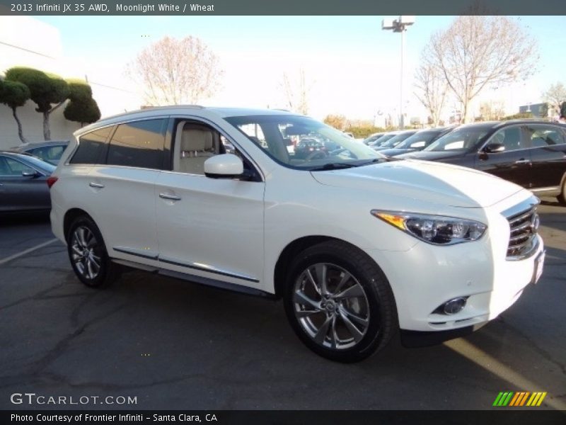 Moonlight White / Wheat 2013 Infiniti JX 35 AWD