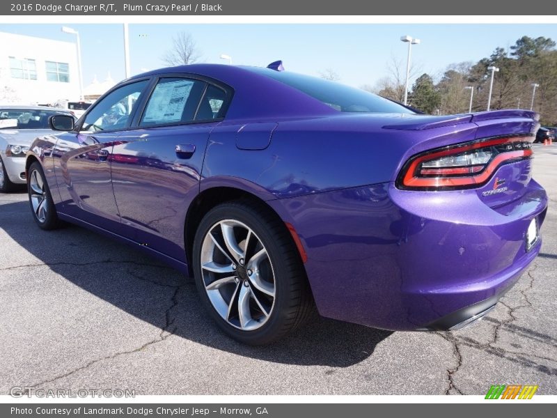 Plum Crazy Pearl / Black 2016 Dodge Charger R/T