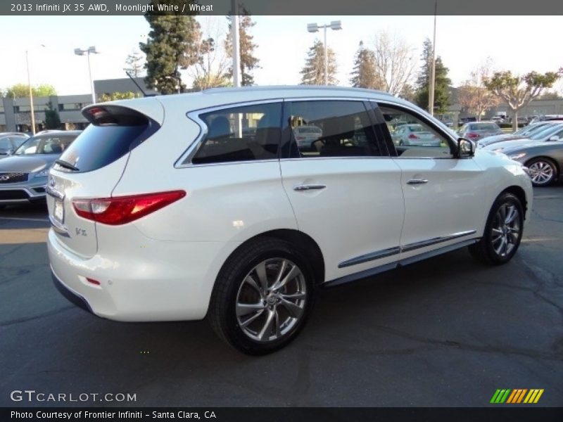 Moonlight White / Wheat 2013 Infiniti JX 35 AWD