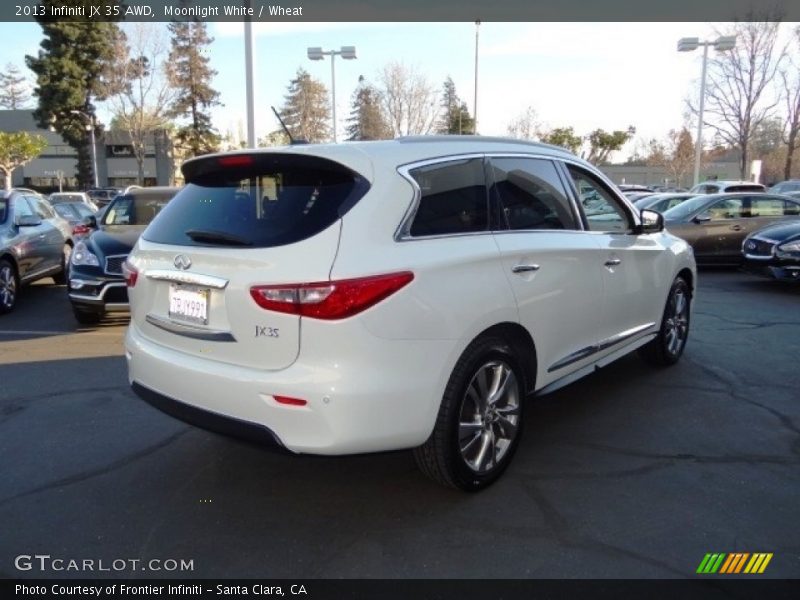 Moonlight White / Wheat 2013 Infiniti JX 35 AWD
