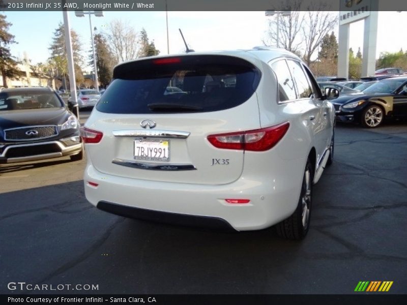 Moonlight White / Wheat 2013 Infiniti JX 35 AWD