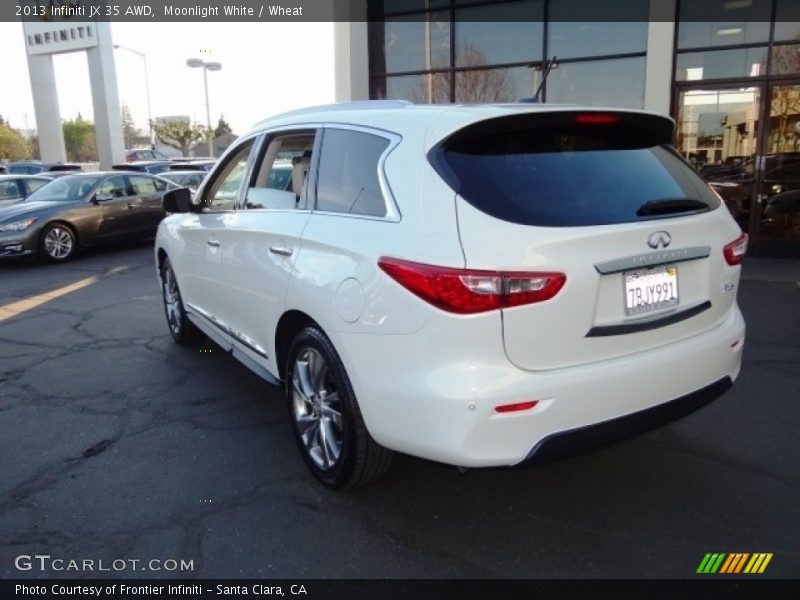 Moonlight White / Wheat 2013 Infiniti JX 35 AWD