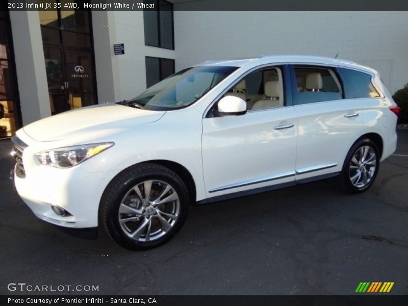 Moonlight White / Wheat 2013 Infiniti JX 35 AWD