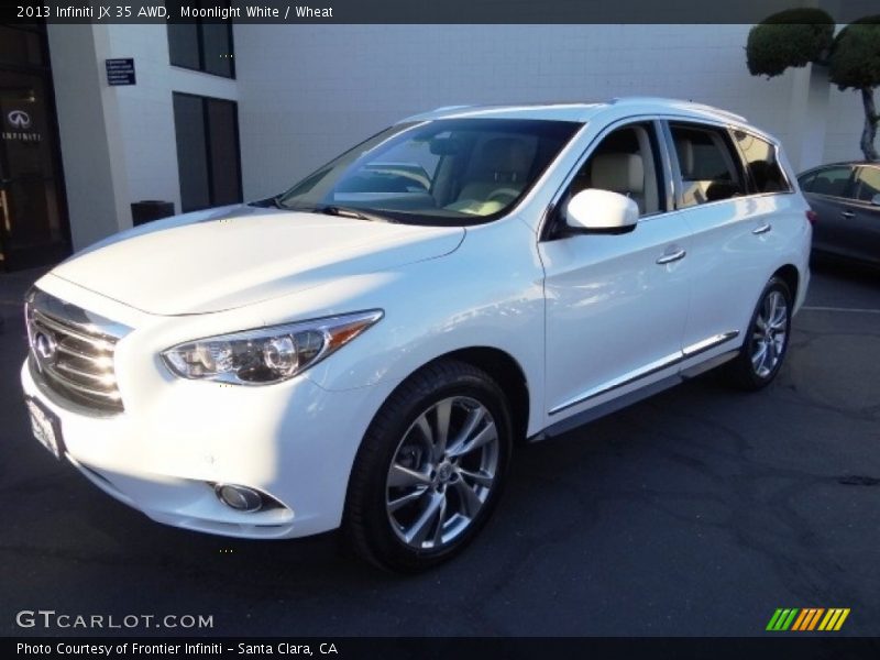 Moonlight White / Wheat 2013 Infiniti JX 35 AWD