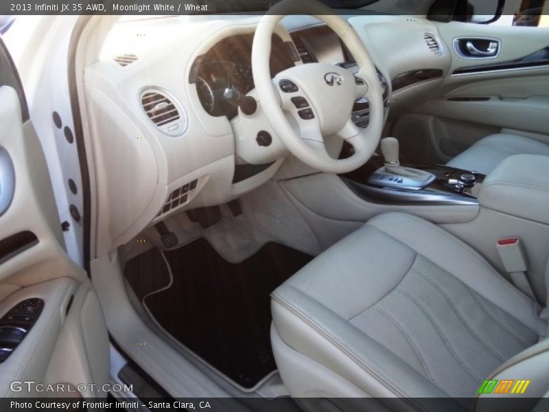 Moonlight White / Wheat 2013 Infiniti JX 35 AWD