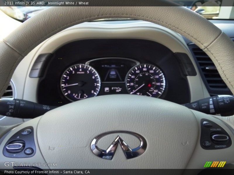Moonlight White / Wheat 2013 Infiniti JX 35 AWD