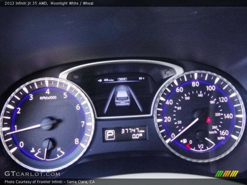 Moonlight White / Wheat 2013 Infiniti JX 35 AWD