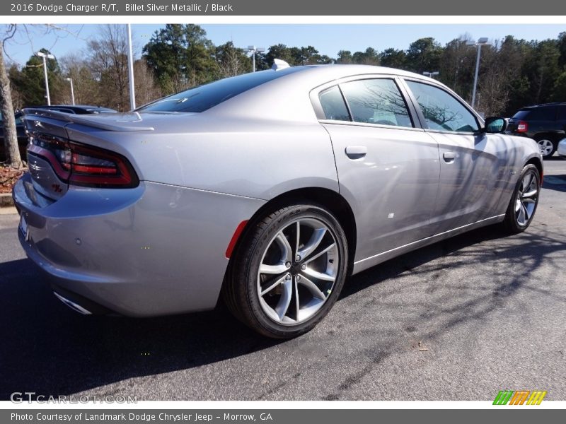 Billet Silver Metallic / Black 2016 Dodge Charger R/T
