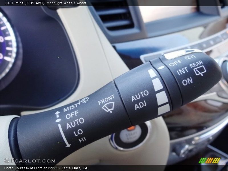 Moonlight White / Wheat 2013 Infiniti JX 35 AWD