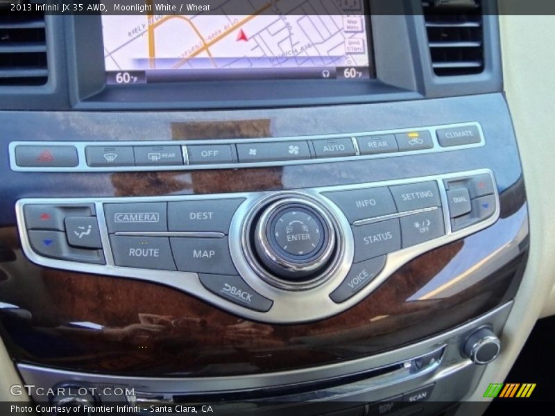 Moonlight White / Wheat 2013 Infiniti JX 35 AWD
