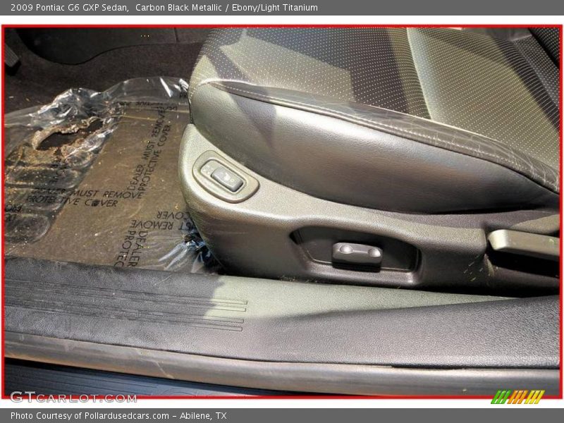 Carbon Black Metallic / Ebony/Light Titanium 2009 Pontiac G6 GXP Sedan