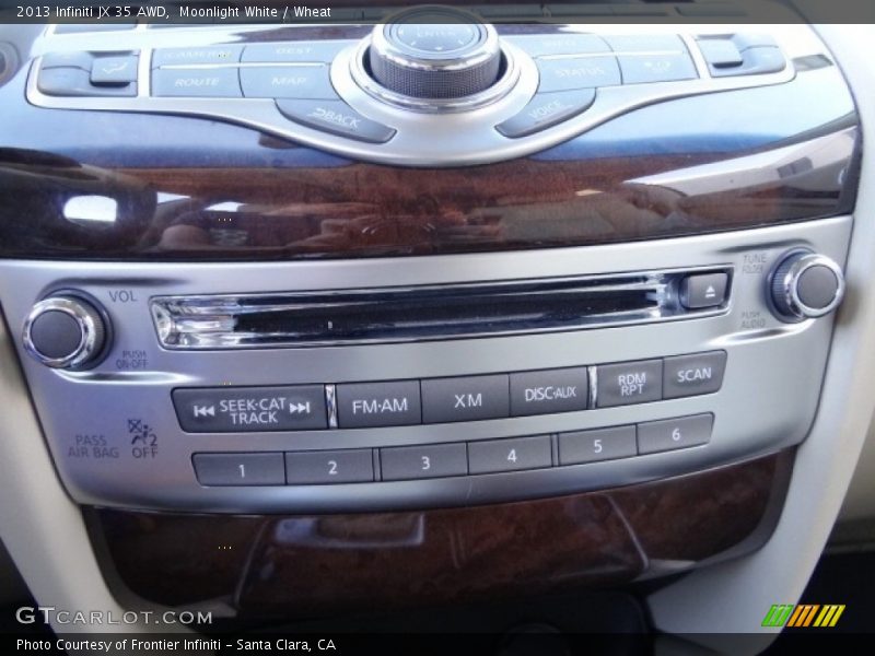 Moonlight White / Wheat 2013 Infiniti JX 35 AWD