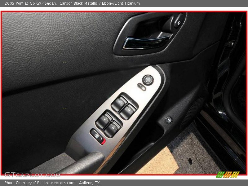 Carbon Black Metallic / Ebony/Light Titanium 2009 Pontiac G6 GXP Sedan