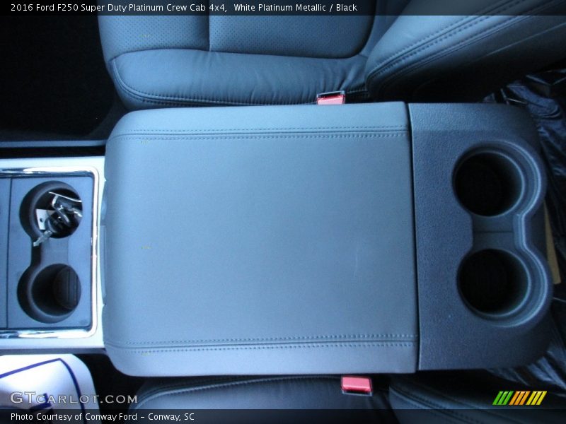 White Platinum Metallic / Black 2016 Ford F250 Super Duty Platinum Crew Cab 4x4