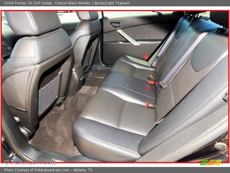 Carbon Black Metallic / Ebony/Light Titanium 2009 Pontiac G6 GXP Sedan