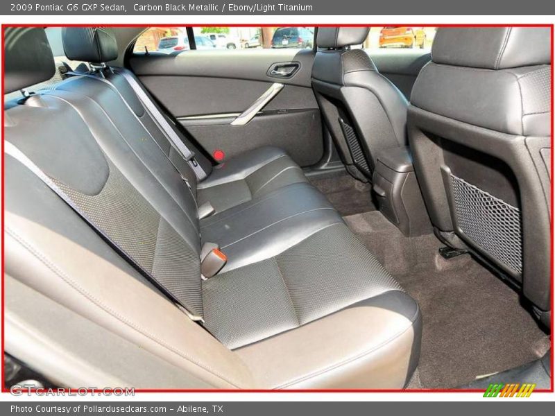 Carbon Black Metallic / Ebony/Light Titanium 2009 Pontiac G6 GXP Sedan