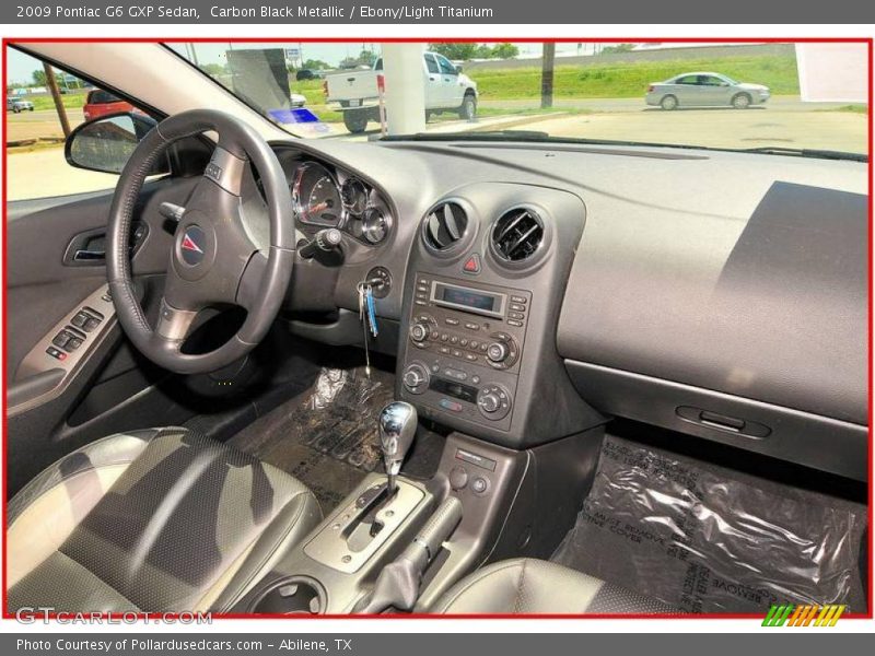 Carbon Black Metallic / Ebony/Light Titanium 2009 Pontiac G6 GXP Sedan