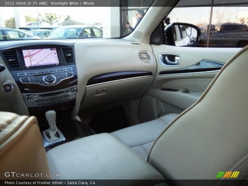 Moonlight White / Wheat 2013 Infiniti JX 35 AWD