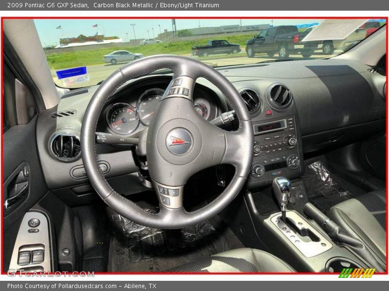 Carbon Black Metallic / Ebony/Light Titanium 2009 Pontiac G6 GXP Sedan