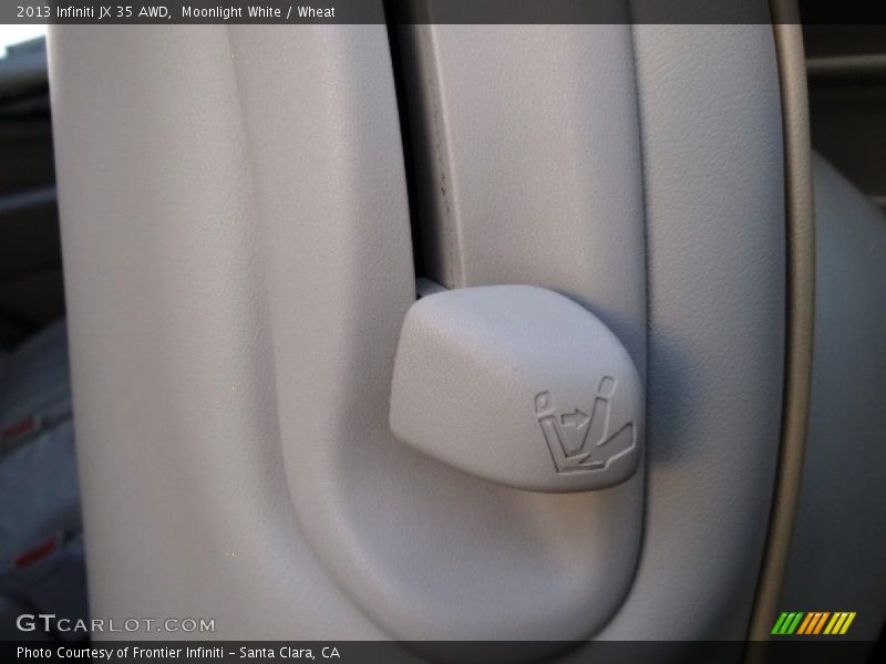 Moonlight White / Wheat 2013 Infiniti JX 35 AWD