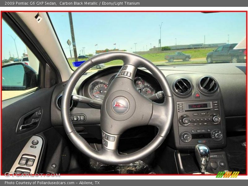 Carbon Black Metallic / Ebony/Light Titanium 2009 Pontiac G6 GXP Sedan