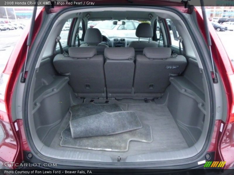 Tango Red Pearl / Gray 2008 Honda CR-V LX 4WD