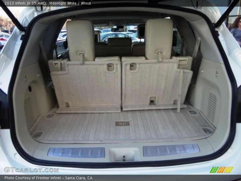 Moonlight White / Wheat 2013 Infiniti JX 35 AWD
