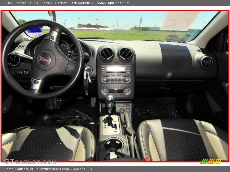 Carbon Black Metallic / Ebony/Light Titanium 2009 Pontiac G6 GXP Sedan