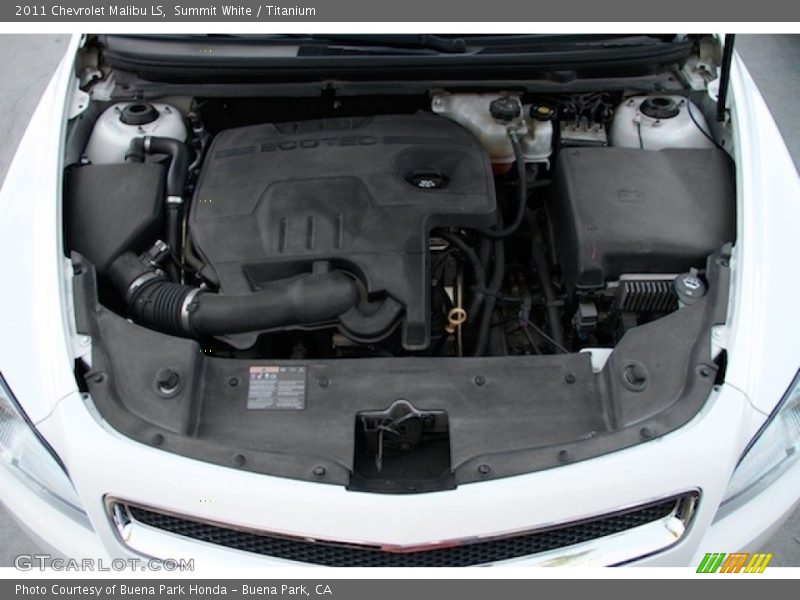 Summit White / Titanium 2011 Chevrolet Malibu LS
