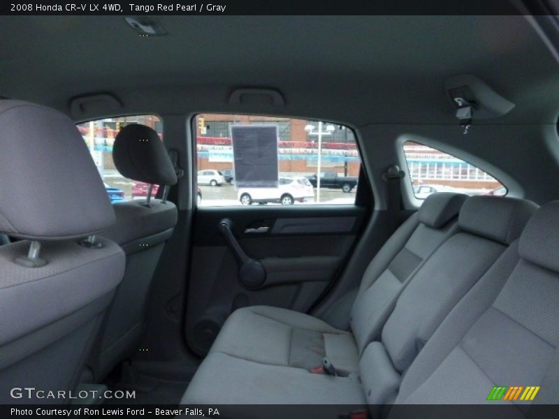 Tango Red Pearl / Gray 2008 Honda CR-V LX 4WD