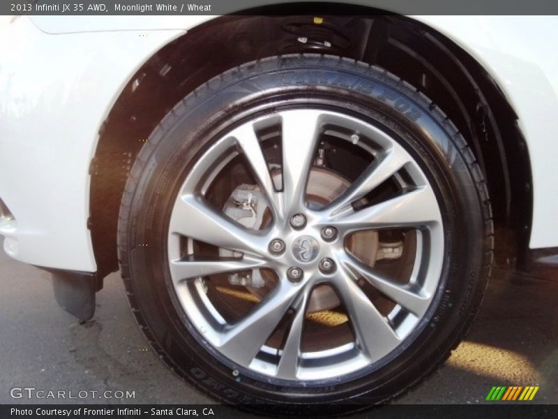 Moonlight White / Wheat 2013 Infiniti JX 35 AWD