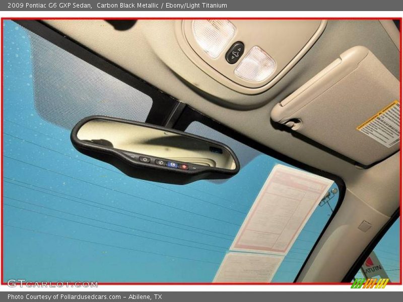 Carbon Black Metallic / Ebony/Light Titanium 2009 Pontiac G6 GXP Sedan