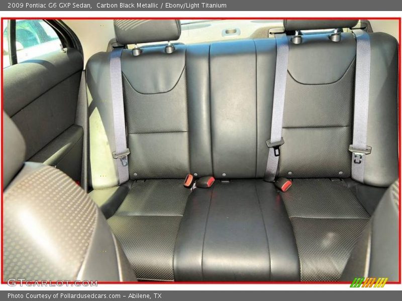 Carbon Black Metallic / Ebony/Light Titanium 2009 Pontiac G6 GXP Sedan