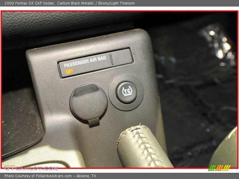 Carbon Black Metallic / Ebony/Light Titanium 2009 Pontiac G6 GXP Sedan