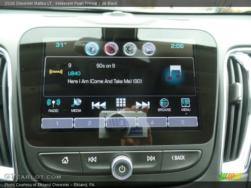 Iridescent Pearl Tricoat / Jet Black 2016 Chevrolet Malibu LT