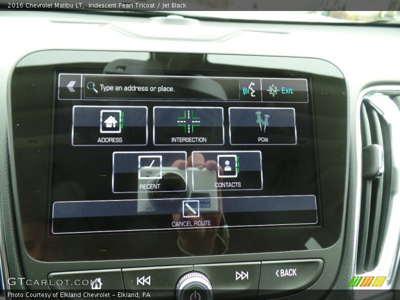 Iridescent Pearl Tricoat / Jet Black 2016 Chevrolet Malibu LT