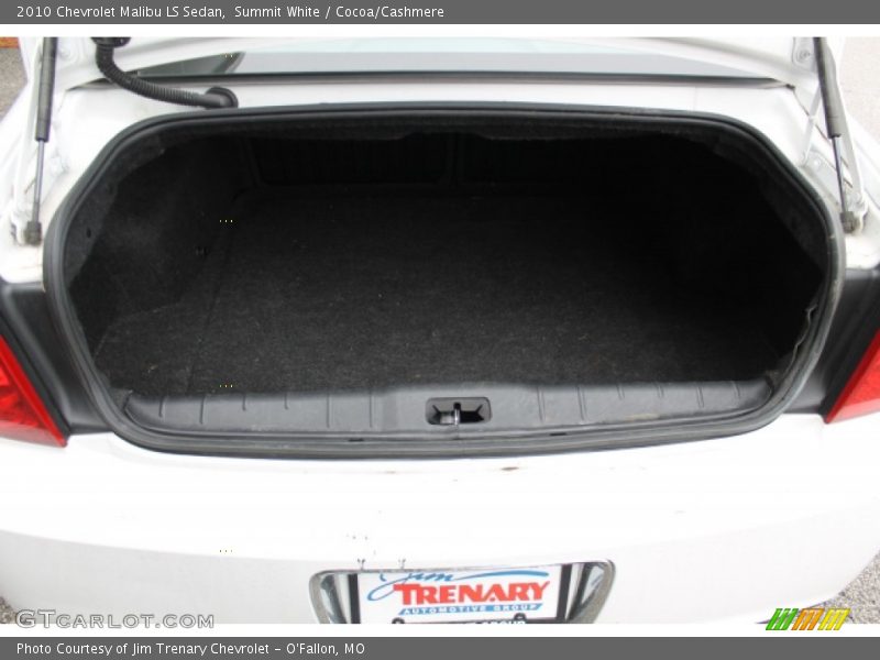 Summit White / Cocoa/Cashmere 2010 Chevrolet Malibu LS Sedan