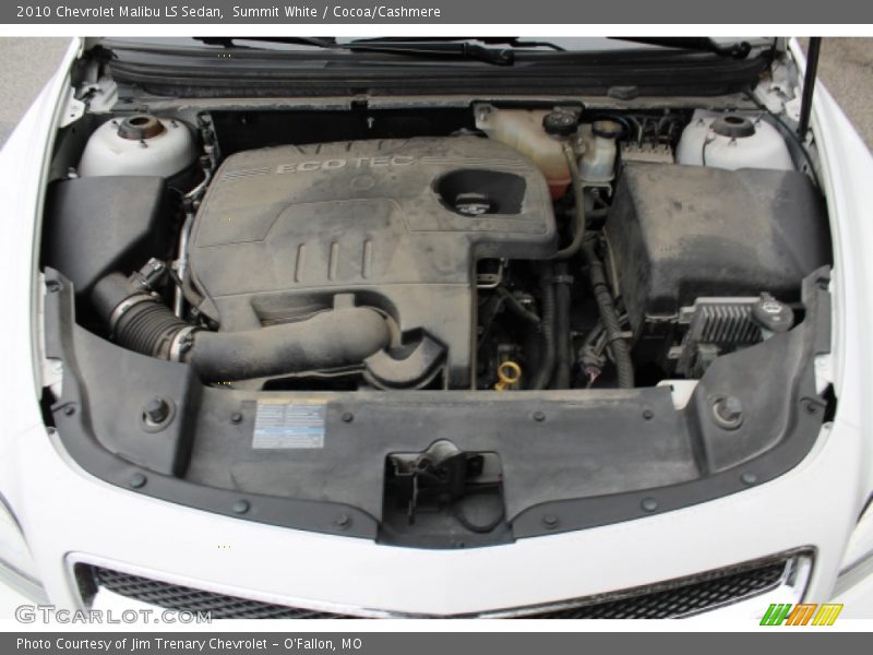 Summit White / Cocoa/Cashmere 2010 Chevrolet Malibu LS Sedan