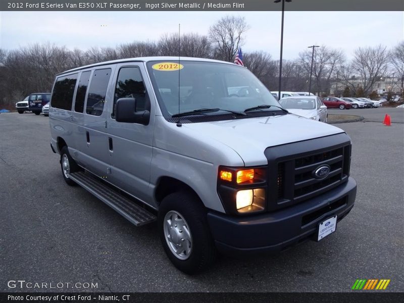 Ingot Silver Metallic / Medium Flint 2012 Ford E Series Van E350 XLT Passenger