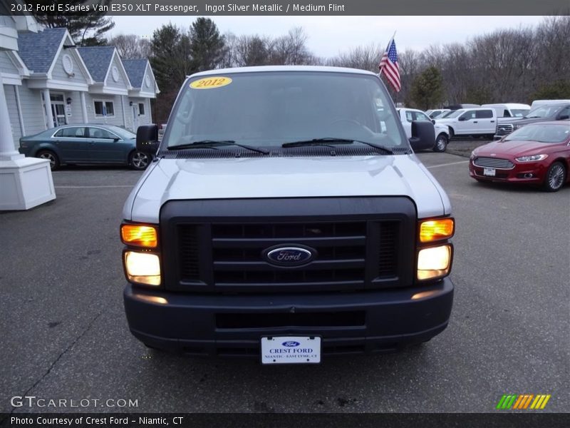 Ingot Silver Metallic / Medium Flint 2012 Ford E Series Van E350 XLT Passenger