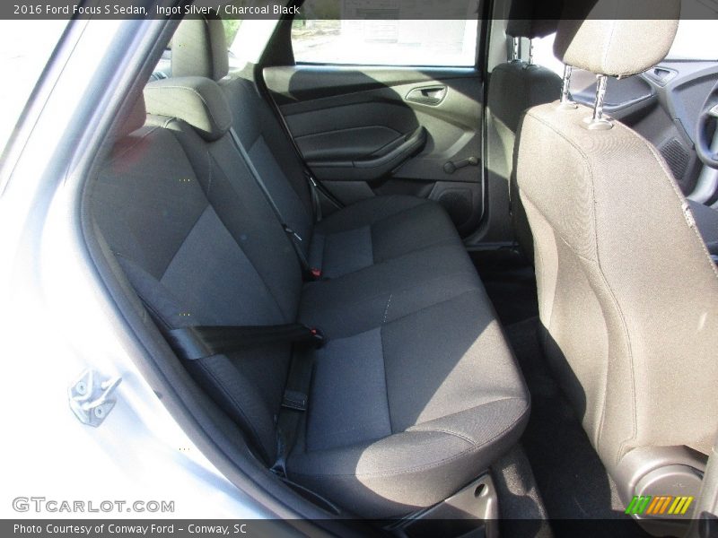 Ingot Silver / Charcoal Black 2016 Ford Focus S Sedan
