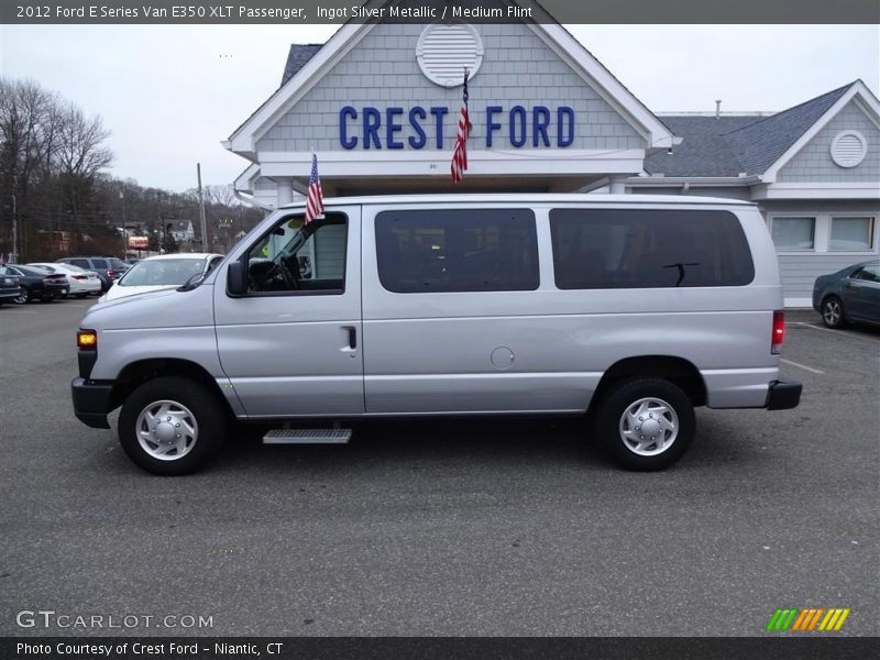 Ingot Silver Metallic / Medium Flint 2012 Ford E Series Van E350 XLT Passenger