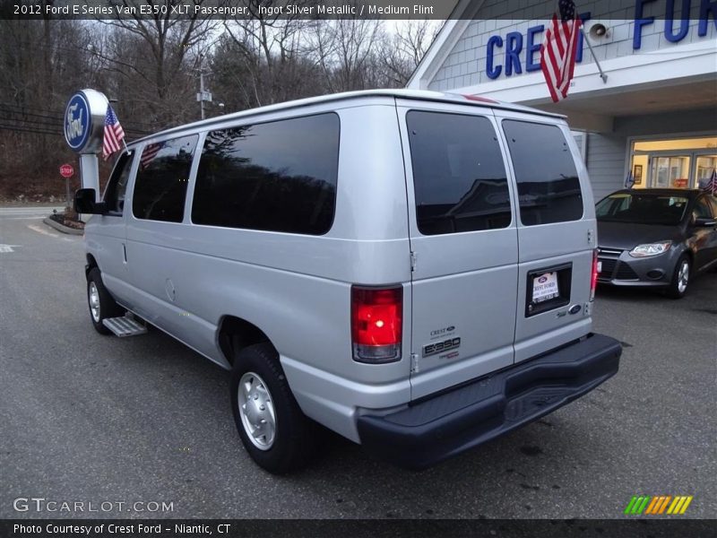 Ingot Silver Metallic / Medium Flint 2012 Ford E Series Van E350 XLT Passenger