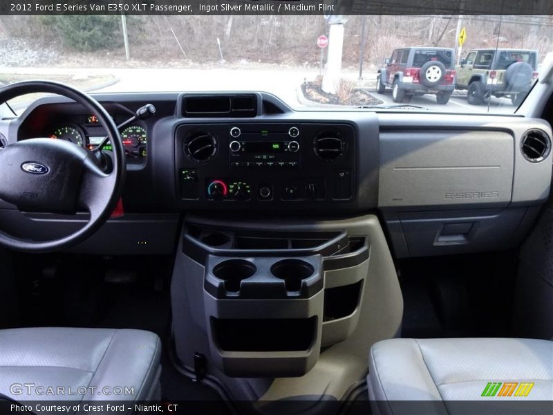 Ingot Silver Metallic / Medium Flint 2012 Ford E Series Van E350 XLT Passenger