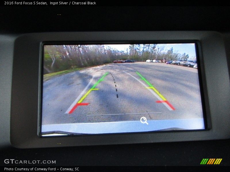 Ingot Silver / Charcoal Black 2016 Ford Focus S Sedan