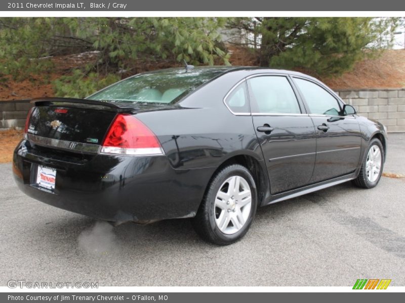 Black / Gray 2011 Chevrolet Impala LT