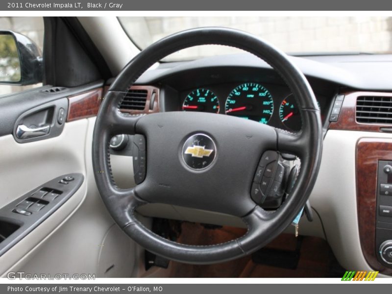 Black / Gray 2011 Chevrolet Impala LT