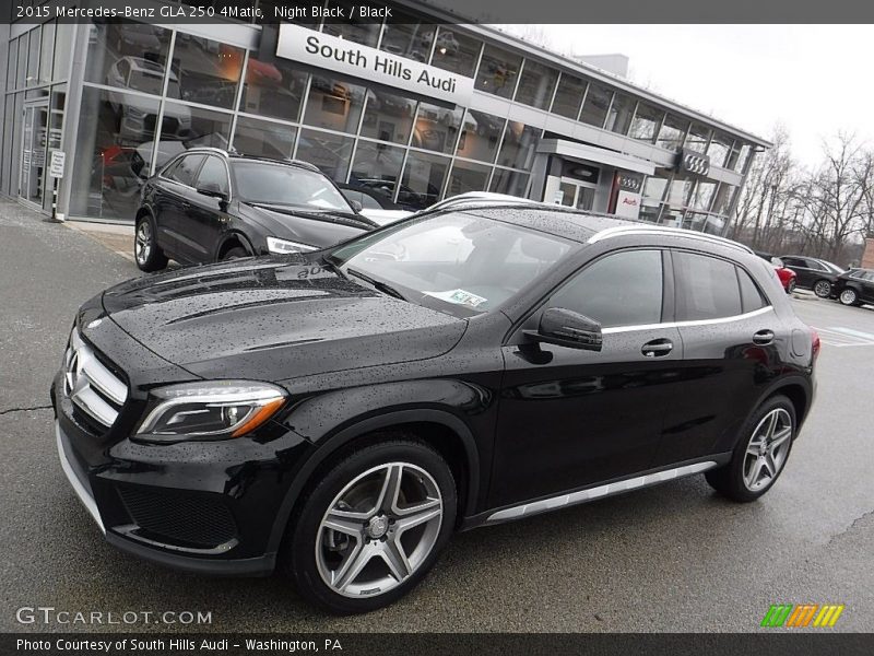 Night Black / Black 2015 Mercedes-Benz GLA 250 4Matic