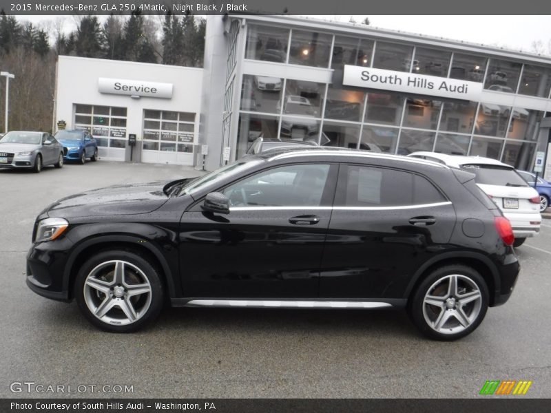 Night Black / Black 2015 Mercedes-Benz GLA 250 4Matic