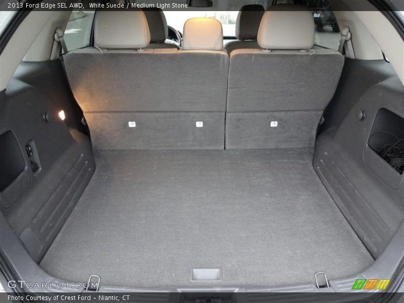 White Suede / Medium Light Stone 2013 Ford Edge SEL AWD